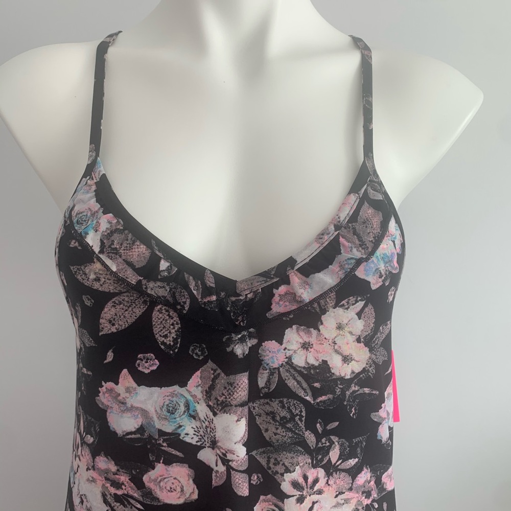 BETSEY JOHNSON Black Flower Lingerie Size S